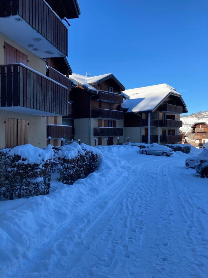 Appartement 2 Pieces Pieds Des Pistes Terrasse Face A La Montagne Bernex Exterior foto