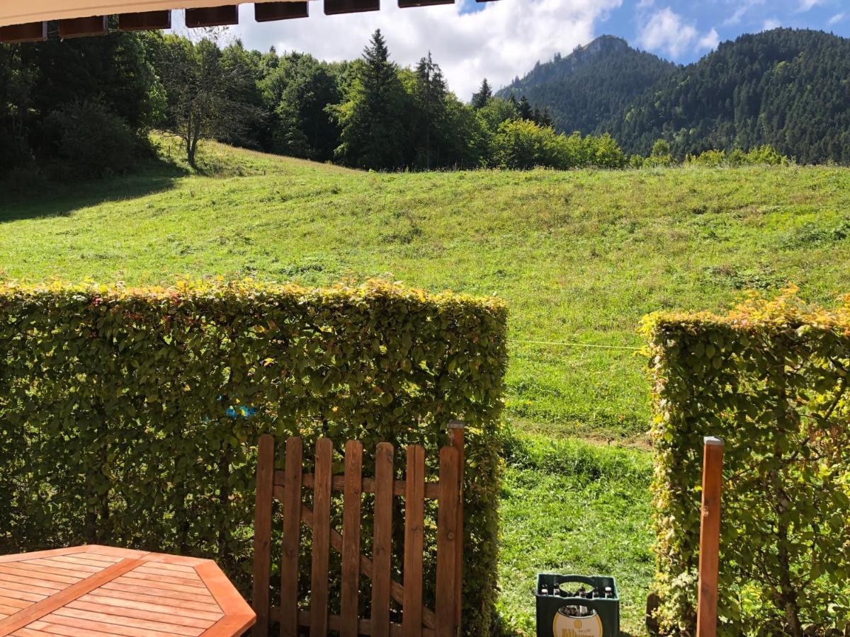 Appartement 2 Pieces Pieds Des Pistes Terrasse Face A La Montagne Bernex Exterior foto